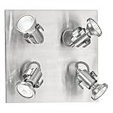 IMAGE OF Eglo  86019A Tukon-1, Nickel, 4-Light Spot Light Fixture