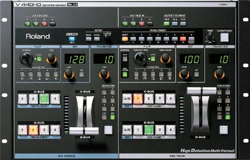 Roland V-440 HD Multi-Format Video Mixer, HDTV, HD-15, RGB, Y/C, Composite