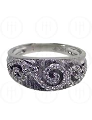 14K White Gold Diamond Ring