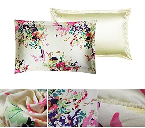 Fragrance, 100% Pure 25mm Mulberry Silk Facial & Hair Beauty Pillowcase, Standard/Queen Size£¬ one pillowcase included only