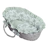 Hoohobbers Moses Basket, Etoile Green