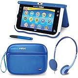 VTech InnoTab MAX with Headphones and Carrying Case Bundle - Blue