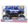 Blue Thunder - 1:24 Scale (Large Truck) Hot Wheels Monster Jam with Monster Tires, Working Suspension and 4 Wheels Steering