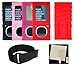 (2nd Generation) Microsoft Zune 4GB 8GB Super Bumper Grip Silicone Skin Case with 14