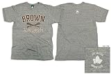 Brown - Vintage Lacrosse T-Shirt (Grey)