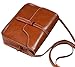 QZUnique Women's Soft PU Leather Fashion Vintage Style Cross Body Shoulder Bag