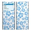 Turquoise Hibiscus Design Protective Skin Decal Sticker for Apple iPod nano 2G (2nd Generation) 2GB/ 4GB/ 8GB Player