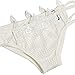 Fanala Sexy Women Bandeau Lace Crochet Bikini Set Push Up Bra Swimwear