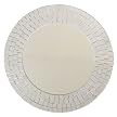 Round Mosaic Wall Mirror - Silver (Medium)