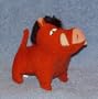 1998 McDonalds Happy Meal Toy Disney The Lion King II : Simba's Pride #5 Pumbaa - Plush Stuffed Animal