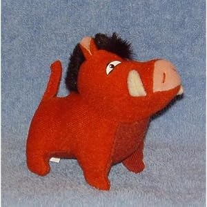 1998 McDonalds Happy Meal Toy Disney The Lion King II : Simba's Pride #5 Pumbaa - Plush Stuffed Animal