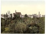 The new city, Vienna, Austro-Hungary LAMINATED wall sized print (photochrom) photochrome , 18x24