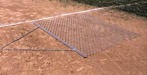 Chain Link Infield 6 x 6 ft. Drag Mat
