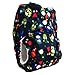 Reusable All-in-one AIO Baby Cloth Diaper One Size Fit 10-33 Lbs (Alien)