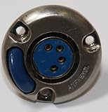 Amphenol 91-860 4 Conductor XLR Type Panel Mount Microphone Jack