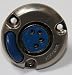 Amphenol 91-860 4 Conductor XLR Type Panel Mount Microphone Jack Image
