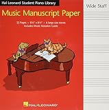 Hal Leonard Student Piano Library Music Manuscript Paper - Wide Staff