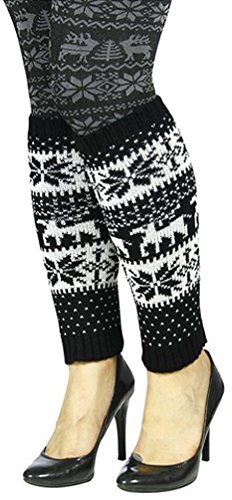 Sarah Girls Crochet Knit Winter Wool Leg Warmer Legging Socks#ko100