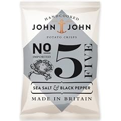 John & John Chips Sea Salt & Black Pepper 150 g