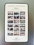 Cavallini Carte Postale Paris Theme Tin of 18 (All Different!) Assorted Vintage Look Postcards