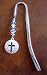 Shepherd Staff Inspirational Bookmark - Black Cross