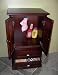 Dog Furniture - Alder Mahogany Dog Armoire 39h x 20w x 18d Made in USA