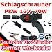 Produkt-Bild: [TT607N] Schlagschrauber PKW DC 12V, 70W , Steckn&uuml;ssen u. Anschlusskabel