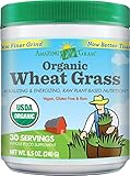 Amazing Grass Organic Wheat Grass Powder, 30 Servings, 8.5-Ounce Container