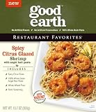 Good Earth Restaurant Favorites, Spicy Citrus Glazed Shrimp with Angel Hair Pasta, 10.7-ounce (Pack of 4 )