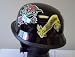 German Lady Rider Rose Biker Novelty Helmet Large New