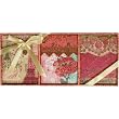 Pink Designs Pocket Note Pad Trio with Desk Caddy