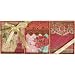 Pink Designs Pocket Note Pad Trio with Desk Caddy
