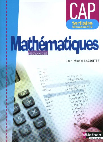 Mathématiques CAP tertiaire : Groupement C