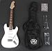 SX EG1K 3/4 WT Short Scale Guitar Package with Amp, Carry Bag and Instructional DVD