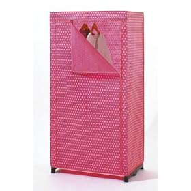 DOTTY PINK WARDROBE - Girls Kids Bedroom Furniture