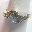 14K Two-Tone Gold Semimount