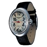 Locman Italy Diamond Nuovo Women's White MOP Black Lizard Strap Watch