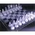 Desk top glass chess set with clear and frosted pieces