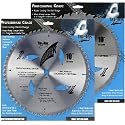 Shark Pro-series (2 Pc Combo) 10 inch x 60 Teeth Carbide 5/8" arbor hole Thin Kerf ATB & FREE 10" 32t Table Saw Blade "Ship FREE buy $50+"
