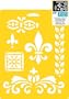 Stencil Mania 7x10 Stencil: Decor Accents