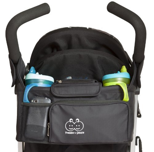 Stroller Organizer - Stylish,, Functional and Very Highly Rated. Keep Your Accessories Safe and Secure. Fits Most Strollers. Waterproof & Leakproof. Fully Guaranteed