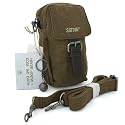 Sativa Hemp Small Shoulder Bag/ Belt Bag Brown