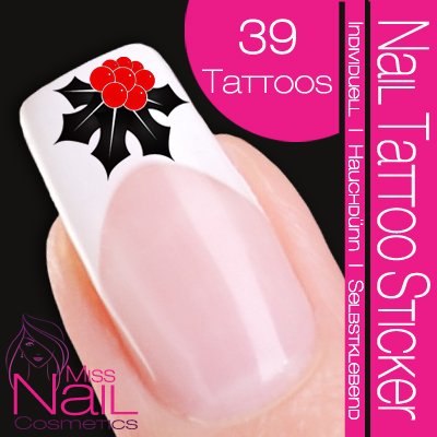 Nail Tattoo Sticker Weihnachten - Winterbeere Preisvergleich