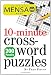 Mensa 10-Minute Crossword Puzzles (Crosswords) by Fred Piscop