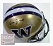 Don James Washington Huskies NCAA Autographed Full Size Deluxe Replica Football Helmet