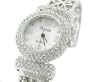 New Ladies 18K Plated Swarovski Crystal Bangle Watch