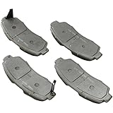 Wagner ThermoQuiet QC1089 Ceramic Disc Pad Set With Installation Hardware, Front