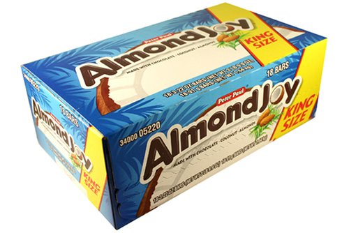 Almond Joy King Size 18 - 3.2oz Bars by Hershey