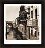 Ponti di Venezia No. 5 by Alan Blaustein Venice Canal 20.5x21.5 Art Print Framed