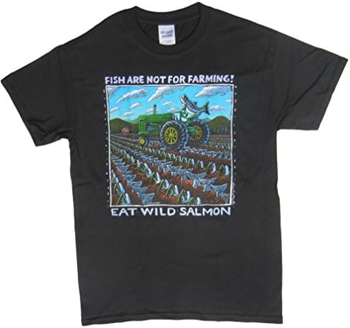 Ray Troll Men's Eat Wild Salmon T-Shirt
